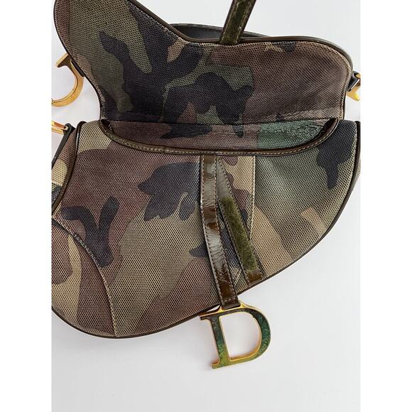 Vintage Dior Camo saddle bag( big size) - Picture 7 of 11